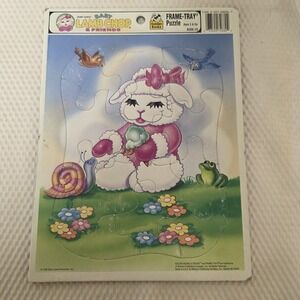 Baby Lamb Chop and Friends 12-pc Vintage Frame Tray Puzzle Golden Books 1993